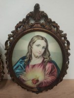 2 Religieuze afbeeldingen, made in Italie (3)